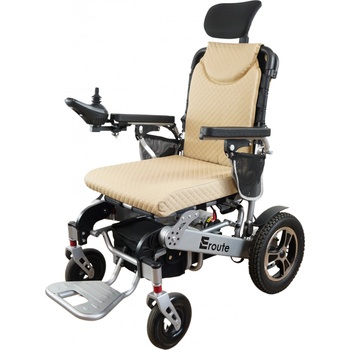Eroute 8000F Elektrický invalidný vozík s automatickým samoskladaním Béžová