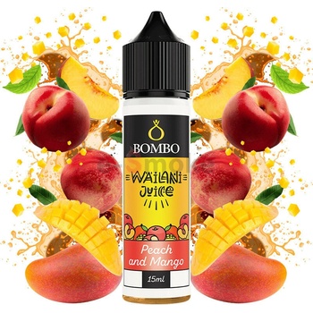 Bombo Wailani Juice S & V Peach and Mango 15 ml