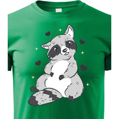 dětské triko Mýval zelená