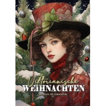 Viktorianische Weihnachten Malbuch für Erwachsene