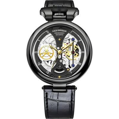 HARAHU Часовник lige ha-29525 - Черен kp29525 (ha-29525)