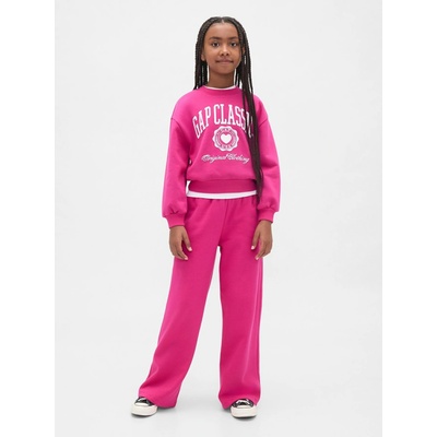GAP Children's Sweatpants Baggy VintageSoft Girls fuchsiová