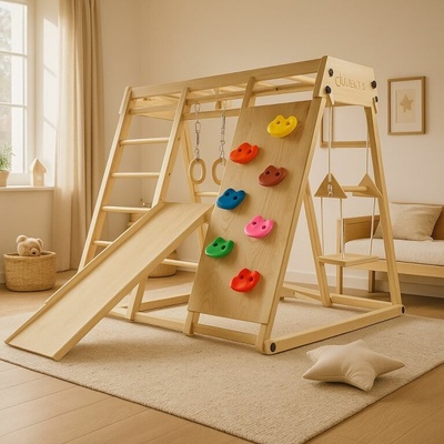 Juskys 106335 dětská lezecká sestava skládací 119 cm