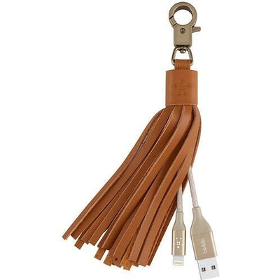 Belkin Плетен кабел Belkin Mixit USB-A към Lightning, Кафяв