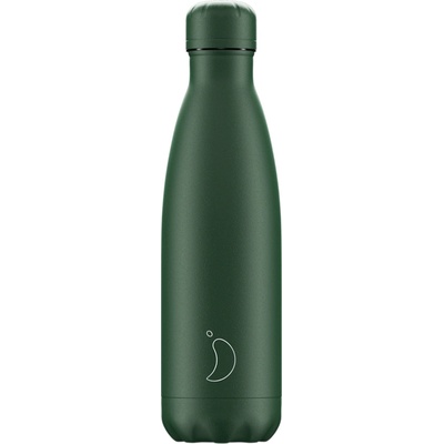 Chilly's Bottles Matte Термо бутилка 500 мл, тъмнозелен (B500MAAGR)