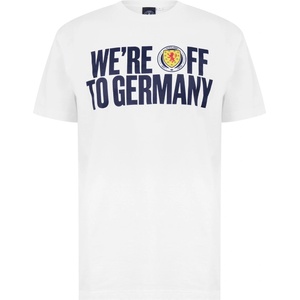 Source Lab Тениска Source Lab SLab Scotland Euros 2024 T-shirt Adults - White