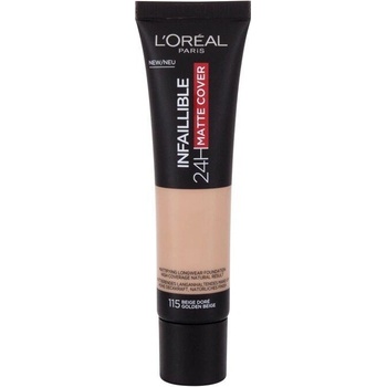 L’Oréal Paris Infallible 32H Matte Cover dlhotrvajúci zmatňujúci make-up SPF25 115 Warm Undertone 30 ml