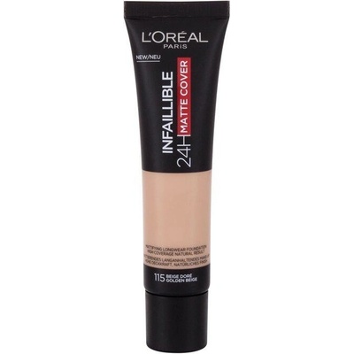 L’Oréal Paris Infallible 32H Matte Cover dlhotrvajúci zmatňujúci make-up SPF25 115 Warm Undertone 30 ml