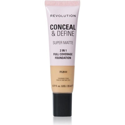 Makeup Revolution Conceal & Define matující make-up F7,2NW 23 ml