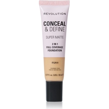Makeup Revolution Conceal & Define matující make-up F7,2NW 23 ml