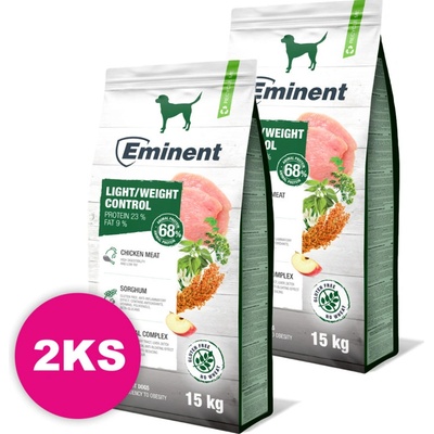 Eminent Dog High Premium Light/Weight Control 2 x 15 kg