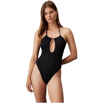 Calvin Klein Бански костюм Calvin klein Plunge swimsuit - Black (Pvh Black)