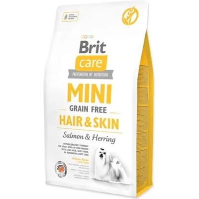 Brit Care Mini Grain Free Hair & Skin Salmon & Hering 2 kg
