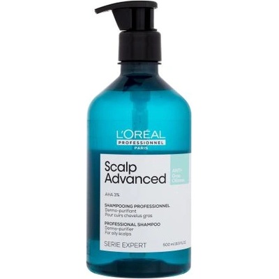 L'Oréal Scalp Advanced Anti-Oiliness Professional Shampoo 500 ml дълбоко почистващ шампоан за жени