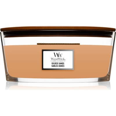 WoodWick Gilded Sands ароматна свещ с дървен фитил (hearthwick) 453 гр