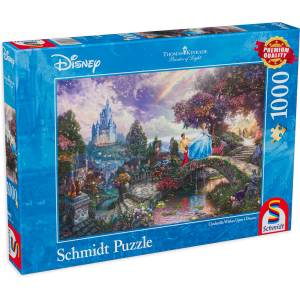 Schmidt Spiele Пъзел Schmidt от 1000 части - Пепеляшка и мечтата ѝ, Томас Кинкейд (59472)