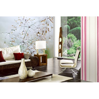 DIMEX ART s. r. o Самозалепваща се флизелинова фототапета клон с водни капки 375 x 250 см