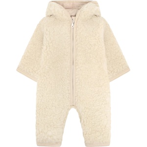 Huttelihut Детски цял костюм Huttelihut Kid's Pram Suit Wool Teddy Lining Overall - Cement - размер 74 (EU) (704-6340-0214)