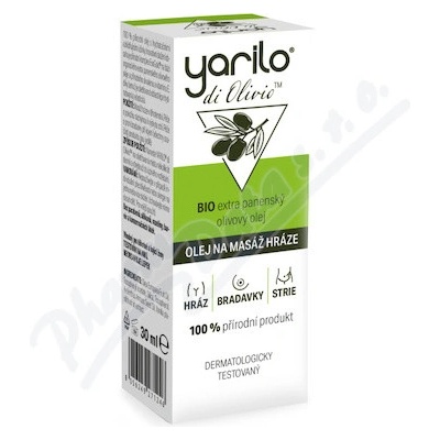 GREEN LIFE SRL YARILO di Olivio olej na masáž hráze 30 ml