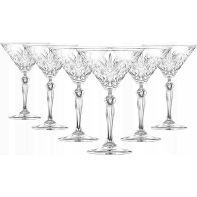 RCR Sada sklenic na Martini Melodia 6 x 210 ml