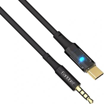 Earldom Аудио кабел Earldom ET-AUX53, 3.5mm към Type-C, 1.0м, Черен - 40222 (40222)