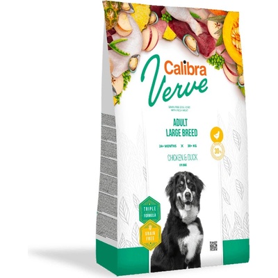 Calibra Dog Verve Grain Free Adult Large Chicken & Duck 3 x 12 kg
