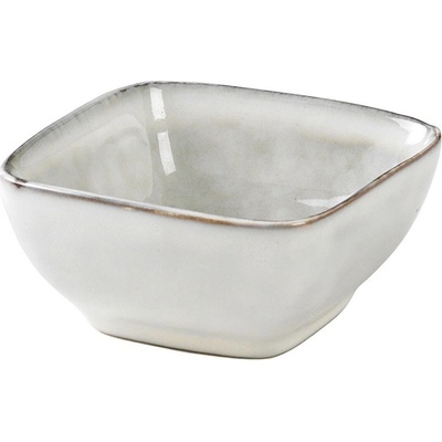 Broste Miska Nordic SAND hranatá písková 8 x 7,5 cm