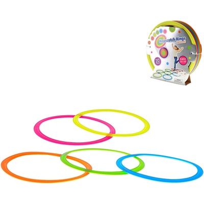 Kroužky 27 cm na skákání se zarážkami 10 ks