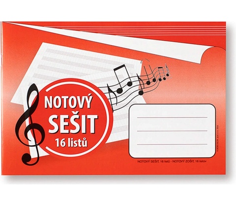 BOBO Notový sešit A5