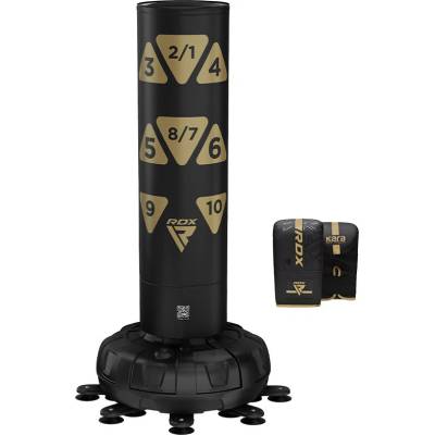 RDX KT Ronin Sada volně stojících boxovacích pytlů 2 v 1 s rukavicemi o délce 6 stop