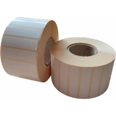 Termo Etiketa 50 mm x 12 mm, Thermo eco, Biela, Dutinka 40 mm, 3000 ks/kotúč, Permanentné lepidlo, Priemer kotúča 93 mm
