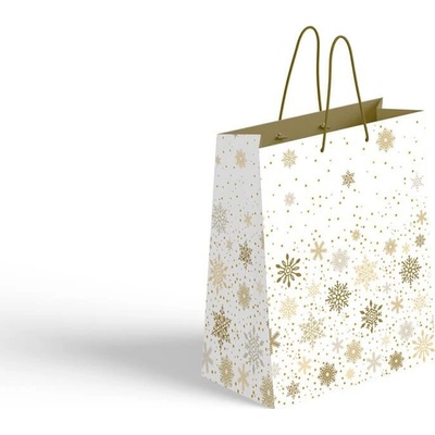Z - TRADE Darčeková taška 260x320 mm, veľká Motiv: vločky