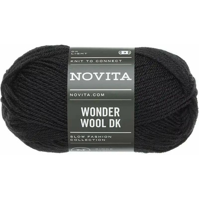 Novita Wonder Wool DK 99 Černá