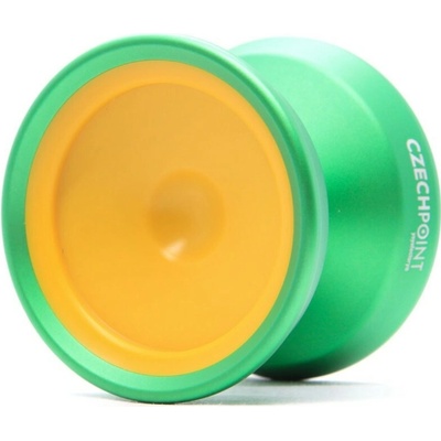 JoJo-YoYo YOYOFACTORY Czech Point Pivot Fingerspin Vashek Kroutil Signature GREEN-YELLOW