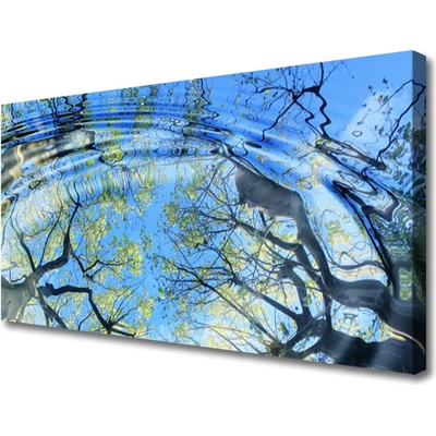Obraz na plátně Voda Stromy Umění 100x50 cm