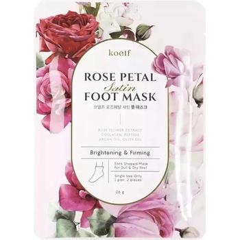 Petitfee & Koelf Rose Petal Satin Foot Mask 2 x 16 g
