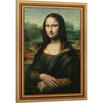 Trefl - Puzzle Art Frame Puzzle Da Vinci: Mona Lisa - 500 piese