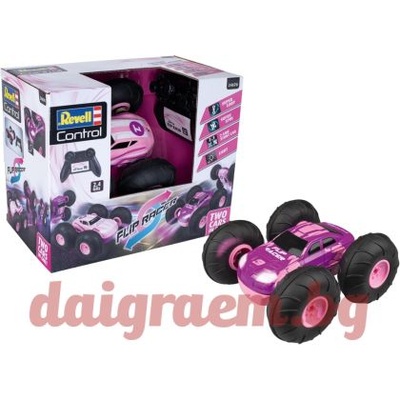 Revell Автомобил с дистанционно управление Flip Racer, Розов, Revell 24670 (R24670)