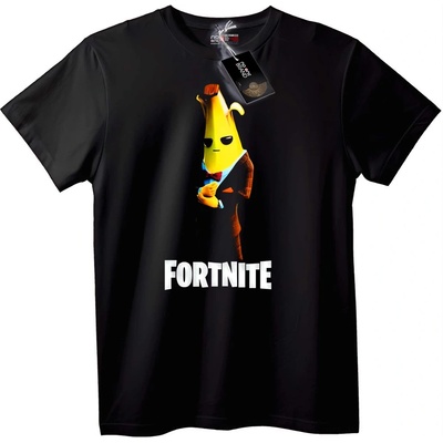 NOONEBRAND Тениска Fortnite Банан - 7XL, Black