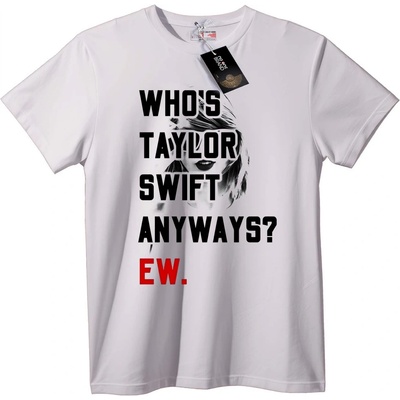 NOONEBRAND Тениска Taylor Swift? Противно - 3XL, White