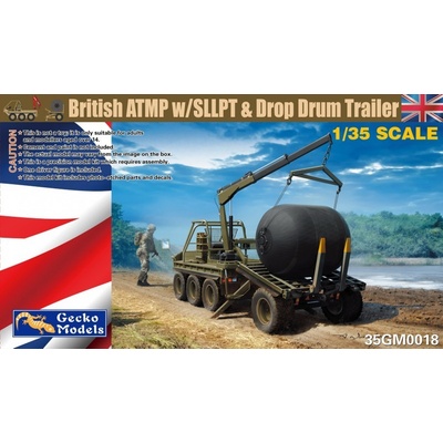 Models British ATMP w:SLLPT & Drop Drum Trailer Gecko 1:35