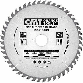 CMT Pílový kotúč pre elektronáradie, finálny rez D165x2,2 d20 Z56 HM C29216556H