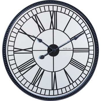 NeXtime Стенен часовник Cleopatra Mirror черен (3255)