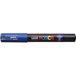 uni Декоративен маркер, 0, 7-1, 0 мм, UNI "Posca PC-1M", син 285122000 (285122000)