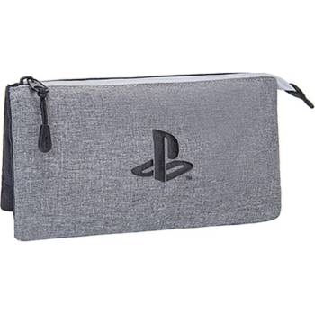 Kstationery Ученически несесер Kstationery PlayStation - Essentials, 3 ципа (К14897)