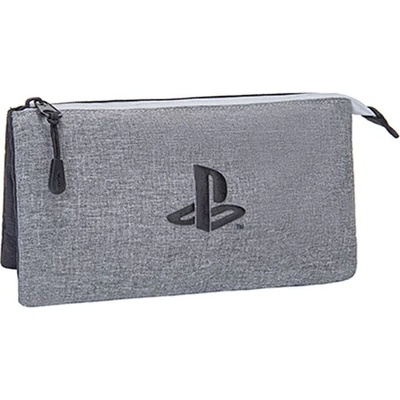 Kstationery Ученически несесер Kstationery PlayStation - Essentials, 3 ципа (К14897)