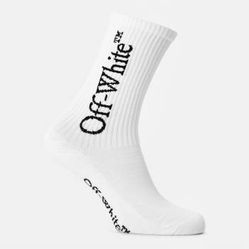 OFF WHITE Чорапи OFF WHITE Women's Ribbed Crew Socks - White
