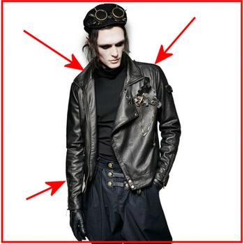 PUNK RAVE мъжко яке PUNK RAVE - Commander - С ДЕФЕКТ - MY658