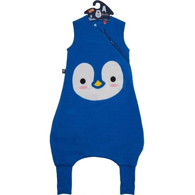 BabyBliss Спално чувалче с крачета BabyBliss - BlissJump, Tog 2.5, 6-18 м, Penguin Blue (BLISS-JMP-0001)