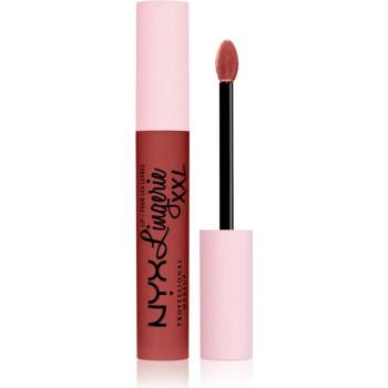 NYX Cosmetics Lip Lingerie XXL течно червило с матиращ завършек цвят 07 - Warm up 4ml